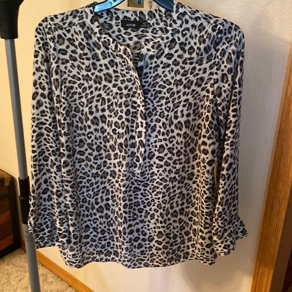 Apt 9 leopard blouse